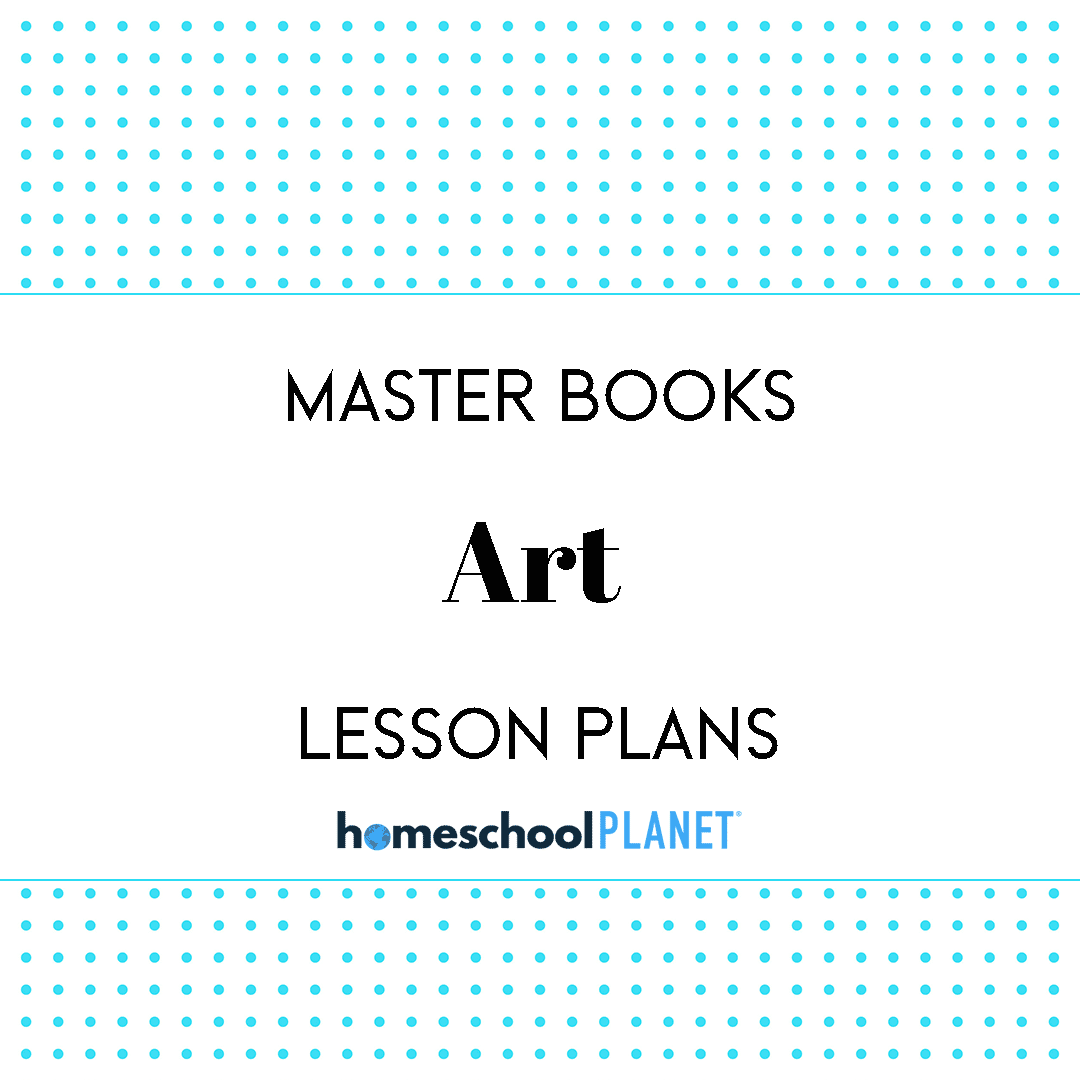 Master Books Living Art Lessons lesson plan cover