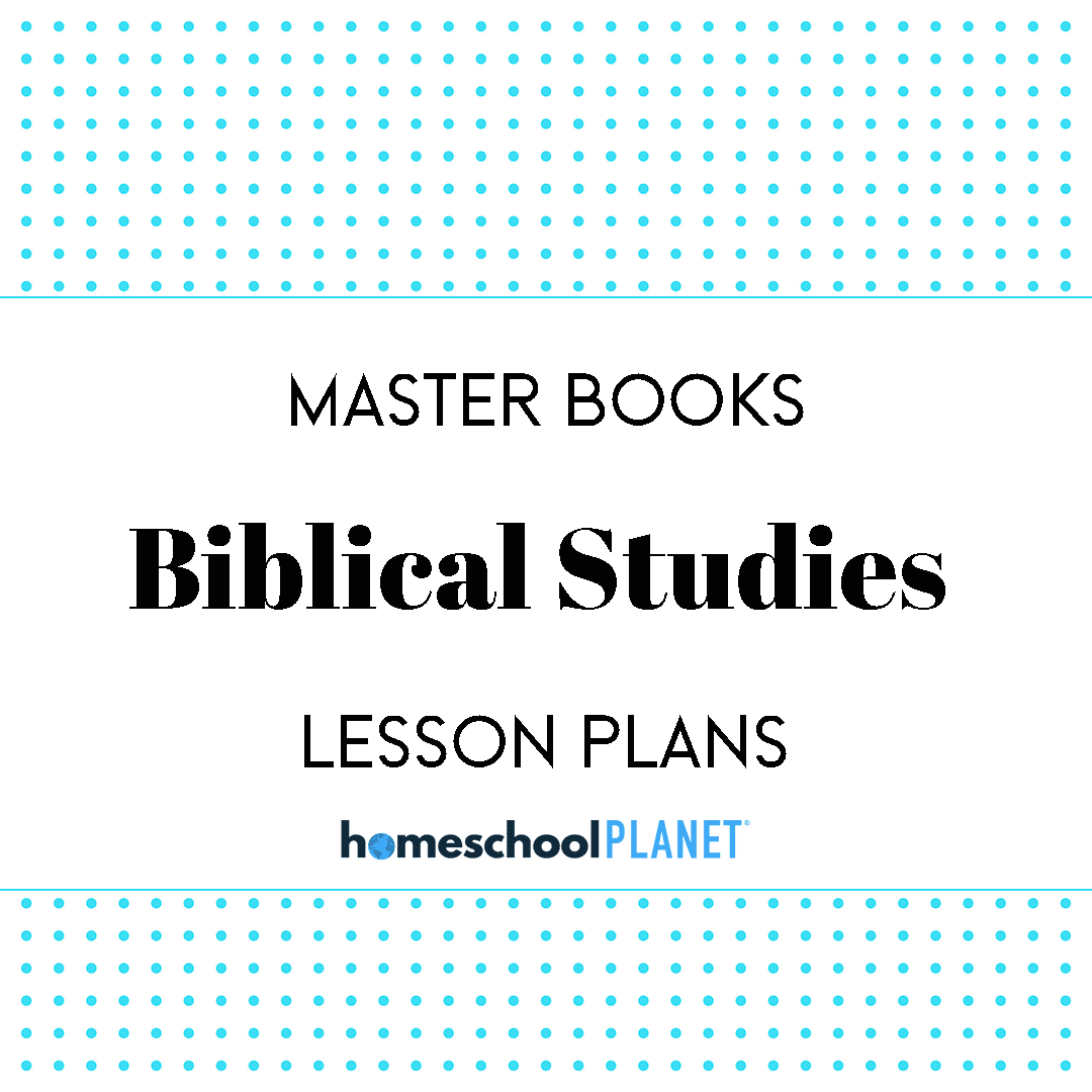 Homeschool Planet button for Master Books Biblical Studies