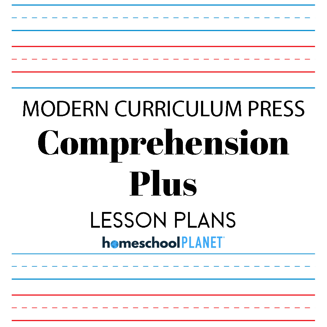 MCP-ComprehensionPlus - Homeschool Planet Homeschool Planner Modern Curriculum Press: Comprehension Plus lesson plan button