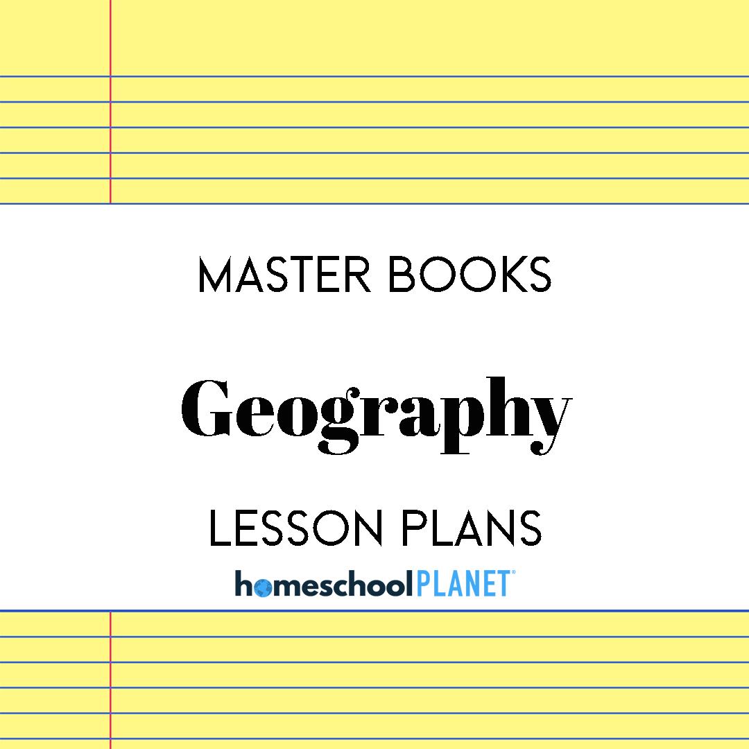Master-Books-Geography-1 - Homeschool Planet Master Books Geography lesson plans for Homeschool Planet cover image