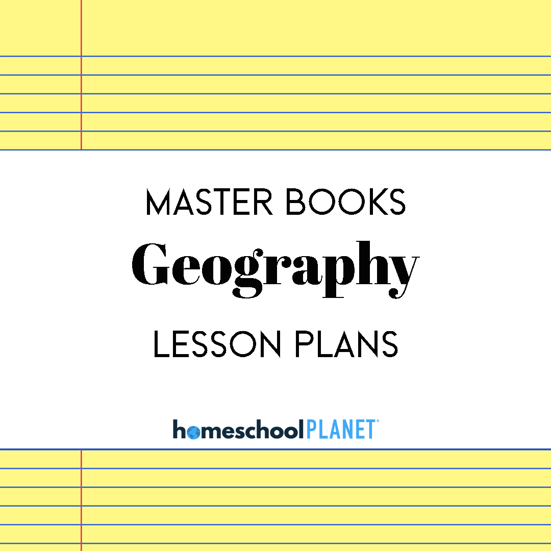 Master-Books-Geography - Homeschool Planet Master Books Geography lesson plans for Homeschool Planet cover image