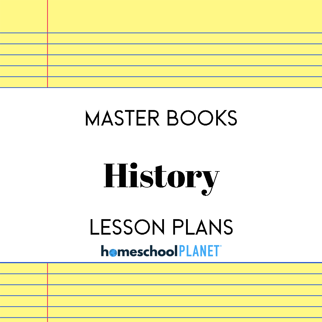 Master-Books-History-1 - Homeschool Planet Master Books History lesson plans for Homeschool Planet cover image