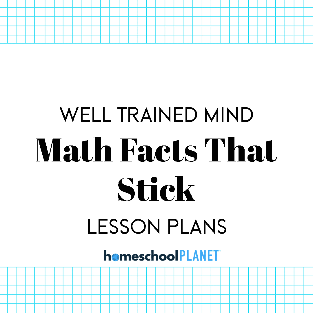 Math Facts that Stick Lesson Plans from Homeschool Planet Cover Image