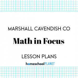 Math in Focus lesson plans for Homeschool Planet cover image