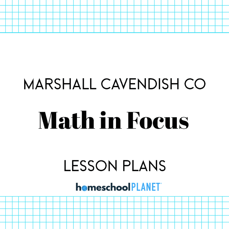 Math in Focus lesson plans for Homeschool Planet cover image