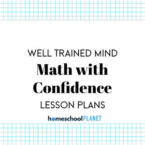 Math with Confidence lesson plans for Homeschool Planet cover image