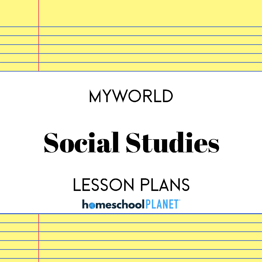 MyWorld-Social-Studies-1 - Homeschool Planet myWorld Social Studies lesson plans for Homeschool Planet cover image