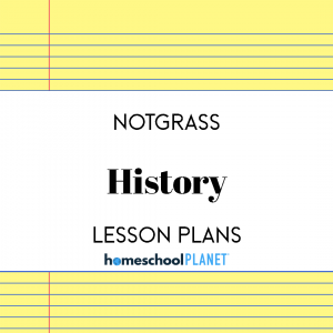 Notgrass lesson plans for Homeschool Planet cover image