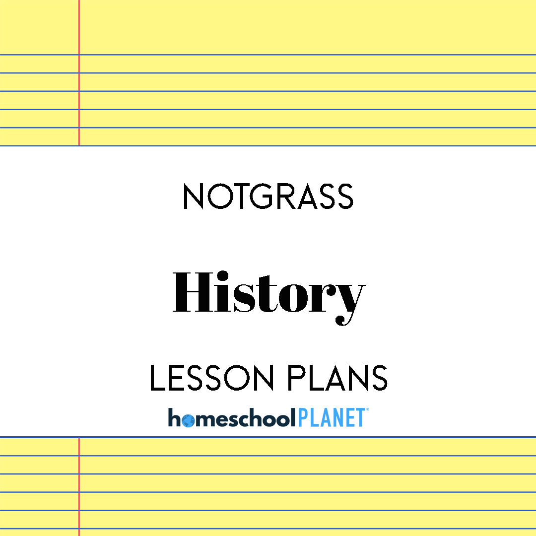 Notgrass-History-1 - Homeschool Planet Notgrass lesson plans for Homeschool Planet cover image
