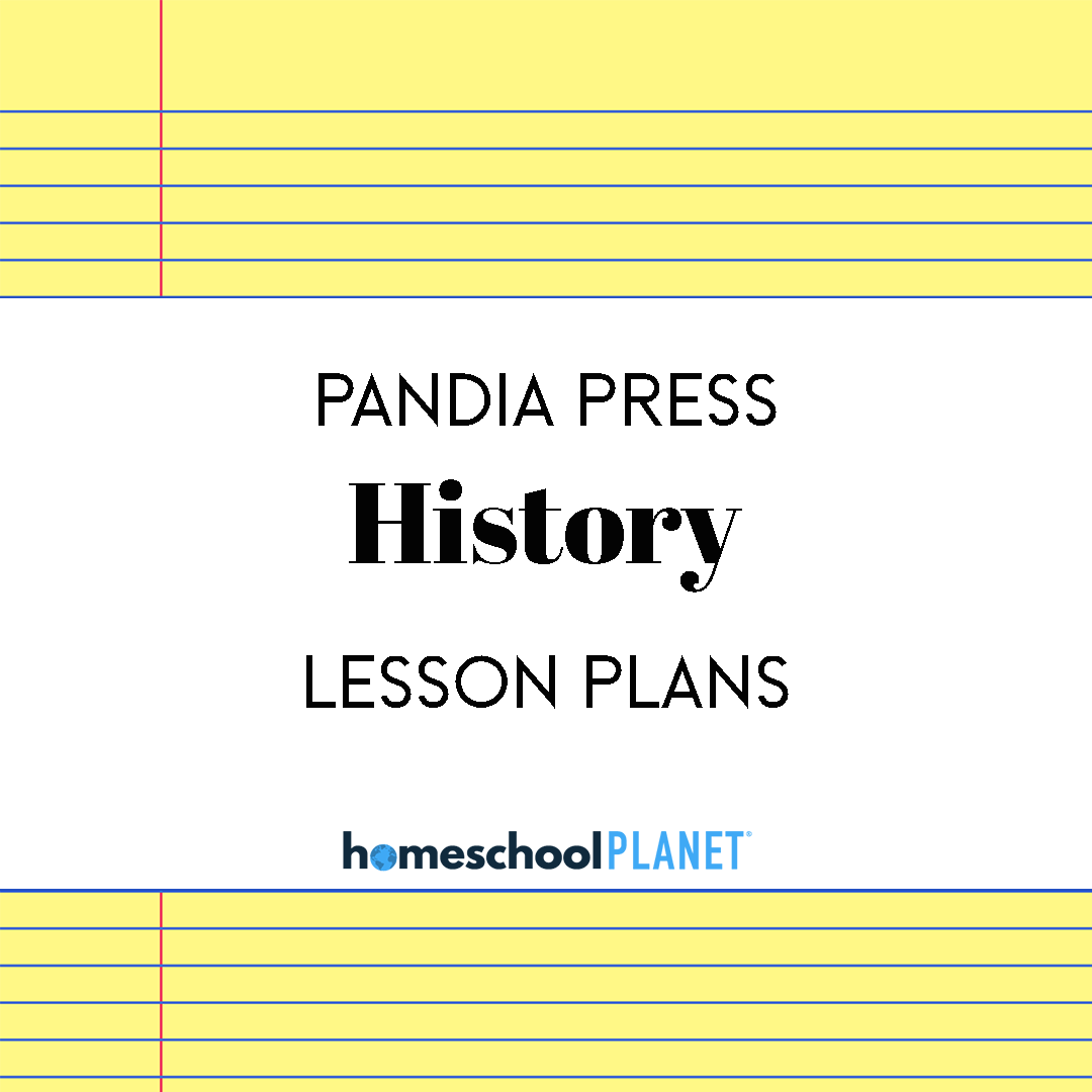 Pandia-Press-History - Homeschool Planet Homeschool Planner Pandia Press History lesson plan button.