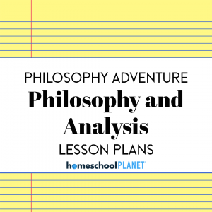 Philosophy Adventure lesson plans for Homeschool Planet cover image