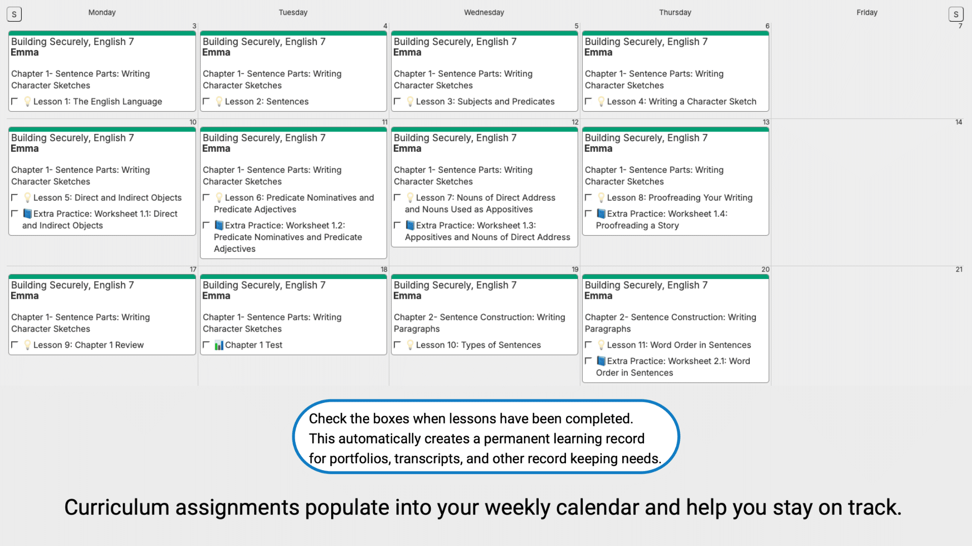 Rod-Staff-English-Weekly-View