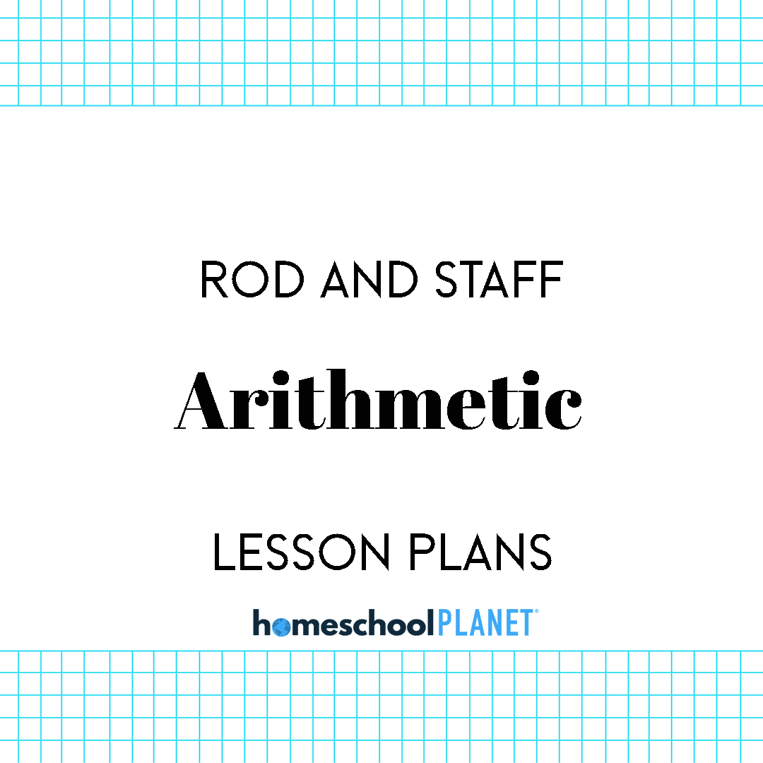 Homeschool Planner Rod and Staff Arithmetic lesson plan button
