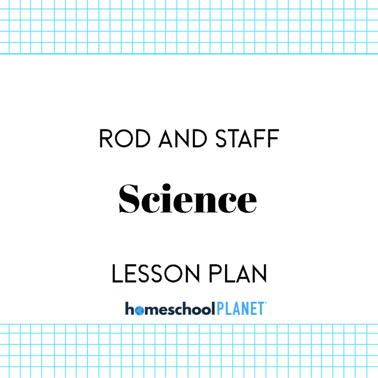 Rod and Staff Science Lesson Plans from Homeschool Planet Cover Image