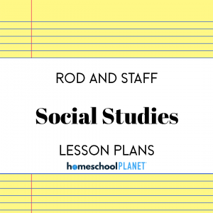Rod and Staff History lesson plan button for homeschool planet