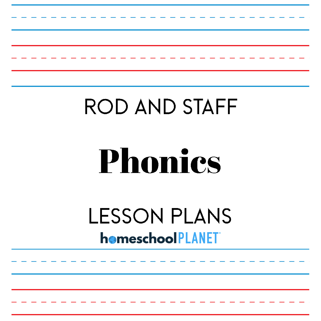 Rod and Staff Phonics lesson plan cover image for Homeschool Planet