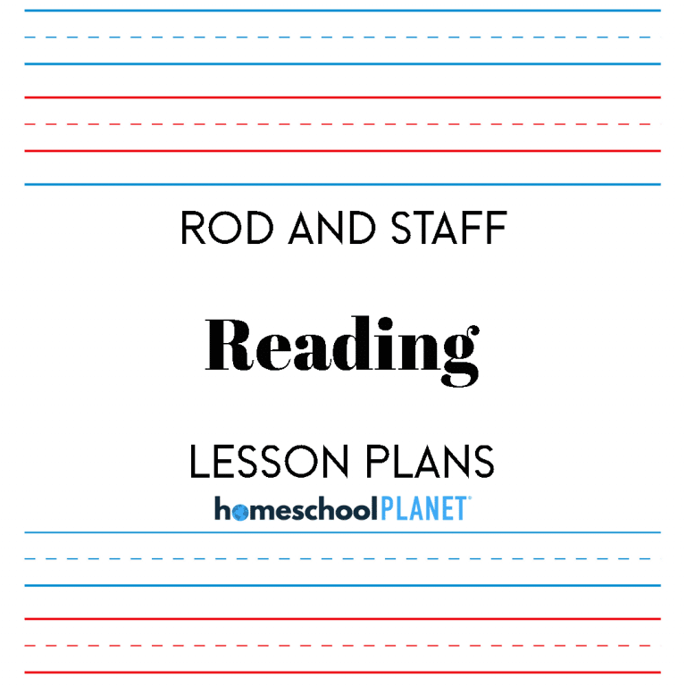 Rod and Staff Reading lesson plan cover image for Homeschool Planet