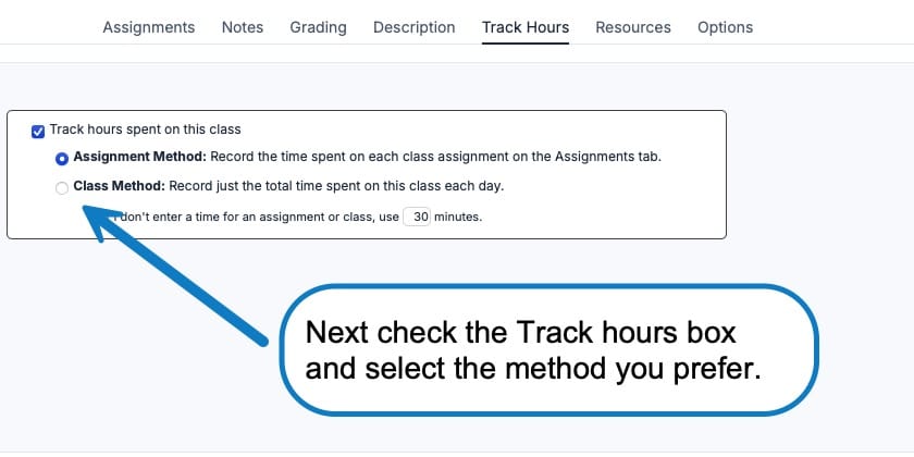 How to track hours in your homeschool planner screenshot 4