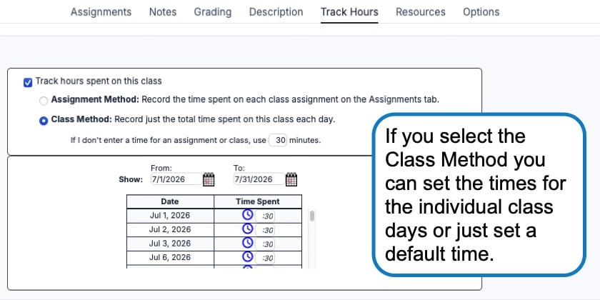 How to track hours in your homeschool planner screenshot 5