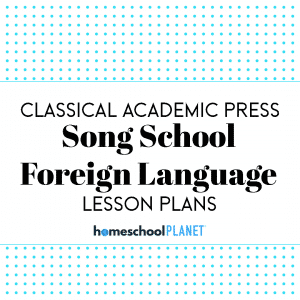 Homeschool Planet Song School Foreign Language Series lesson plans button