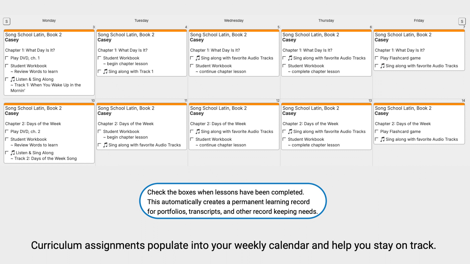 Song-School-Weekly-View