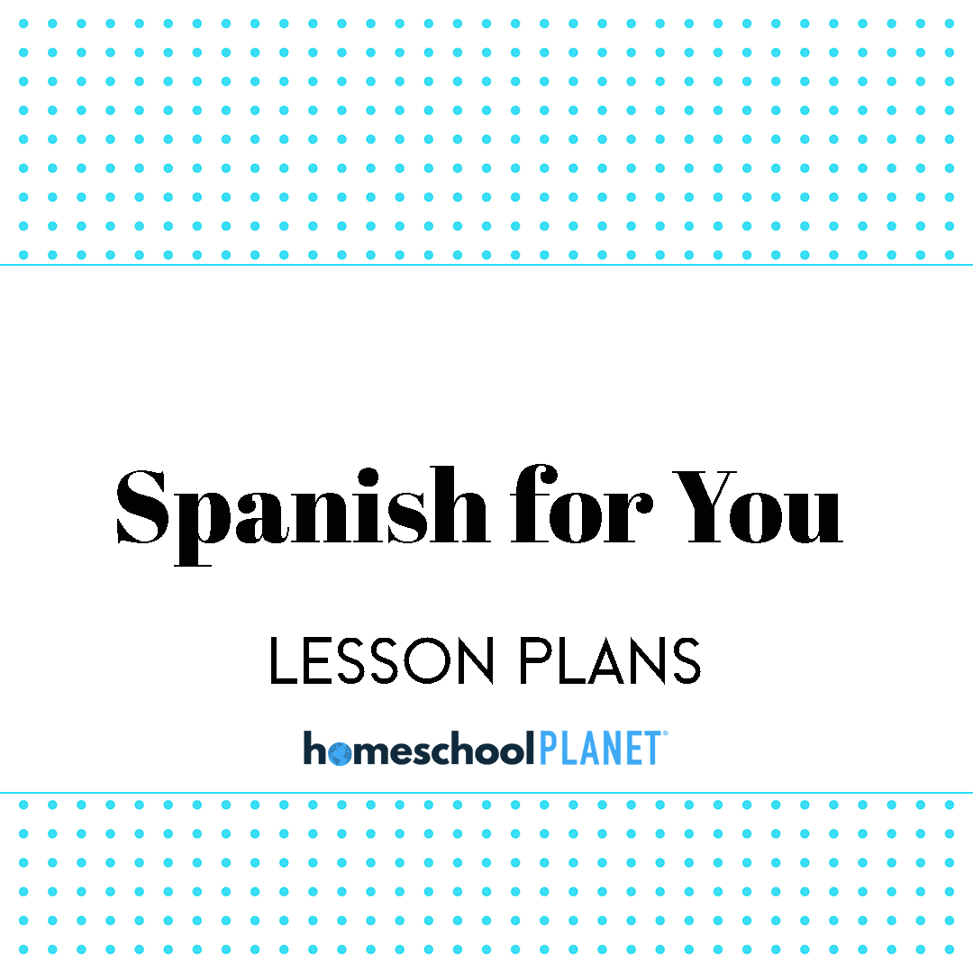 Homeschool Planet Spanish for You lesson plans button