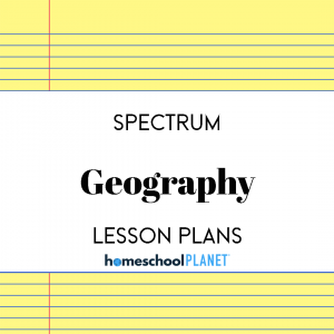 Spectrum Geography lesson plans for Homeschool Planet cover image