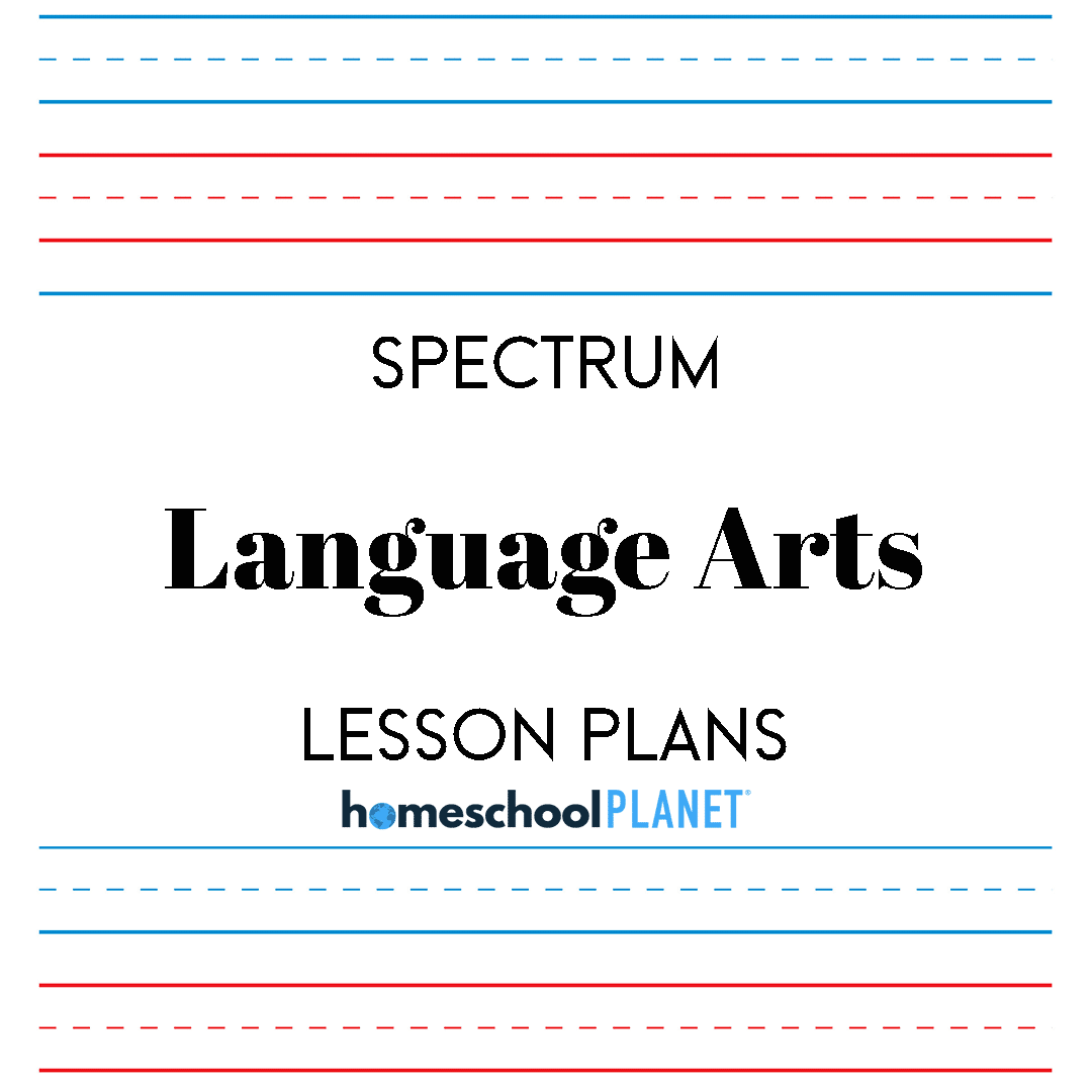 Spectrum-Language-Arts - Homeschool Planet Homeschool Planet Spectrum Language Arts lesson plan button