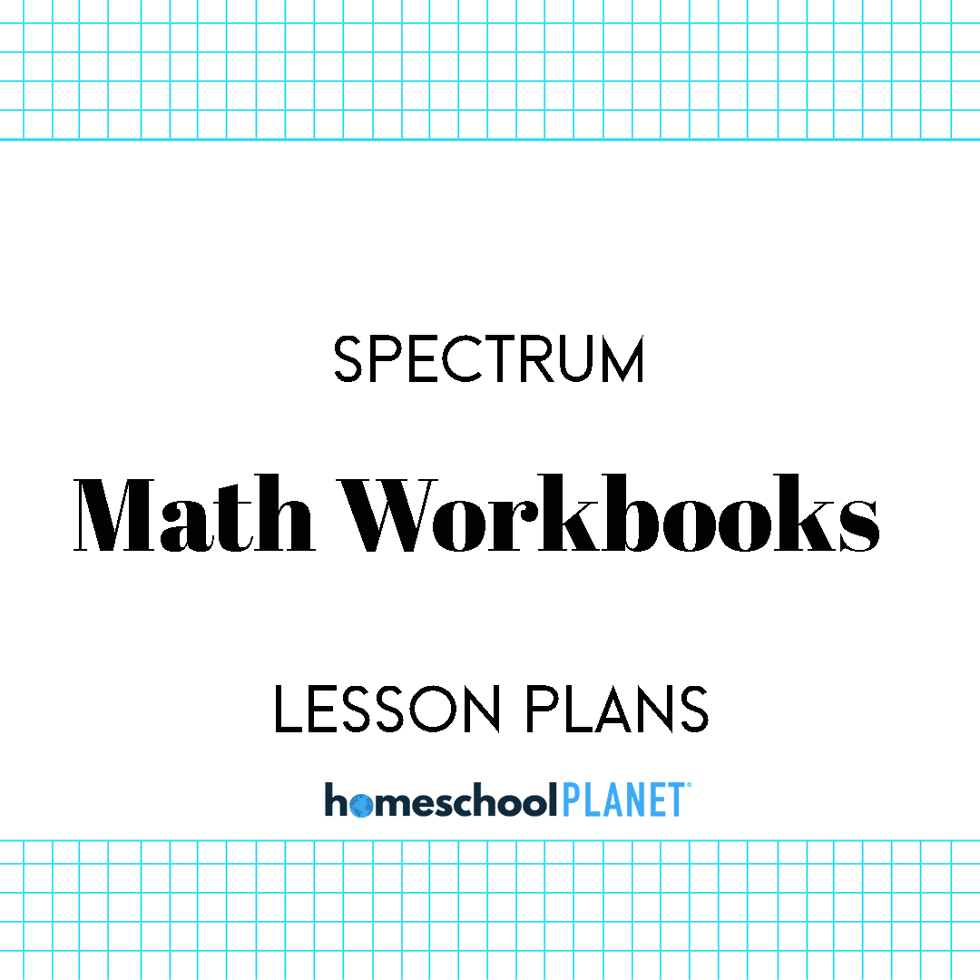Spectrum Math lesson plans for Homeschool Planet cover image