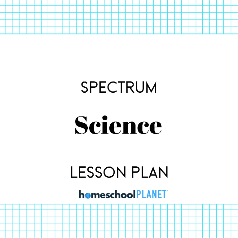 Homeschool Planet Spectrum Science Lesson Plans from Homeschool Planet Cover Image
