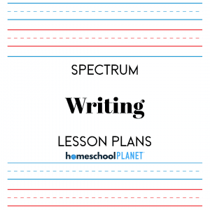 Homeschool Planet Spectrum Writing lesson plans button