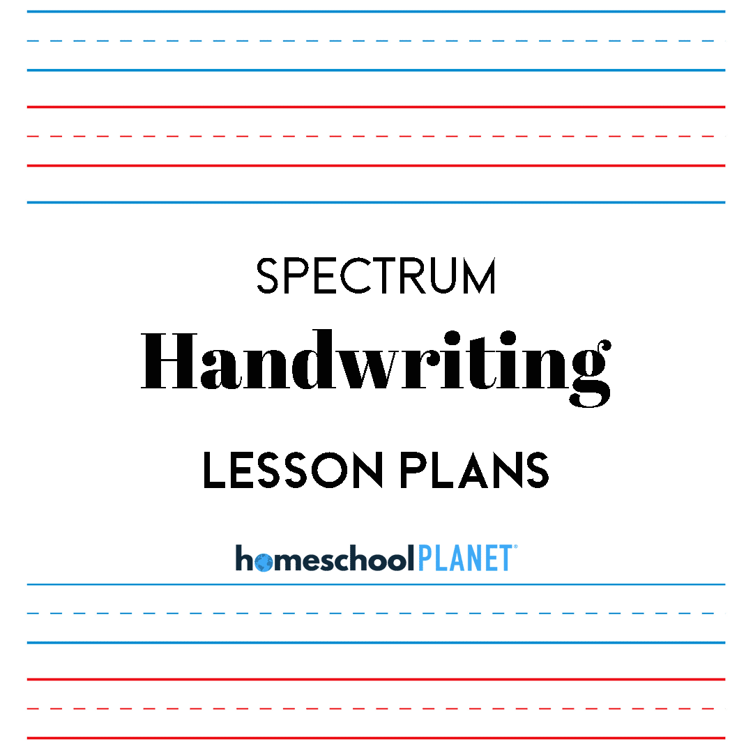 SpectrumHandwriting - Homeschool Planet Homeschool Planet Spectrum Handwriting lesson plans button
