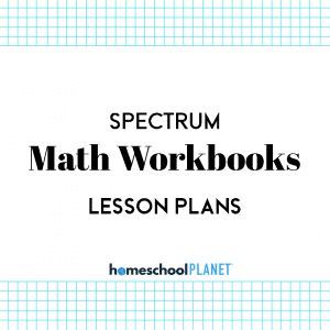 Spectrum Math lesson plans for Homeschool Planet cover image