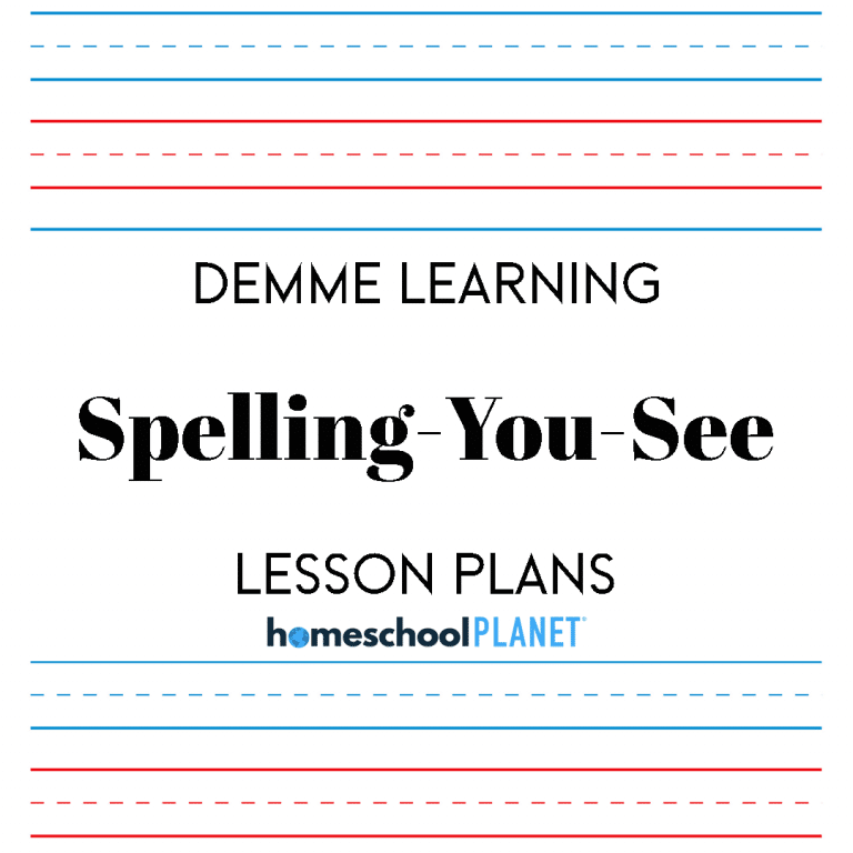 Homeschool Planet Spelling-You-See lesson plans cover image