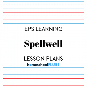 Homeschool Planner Spellwell lesson plans button