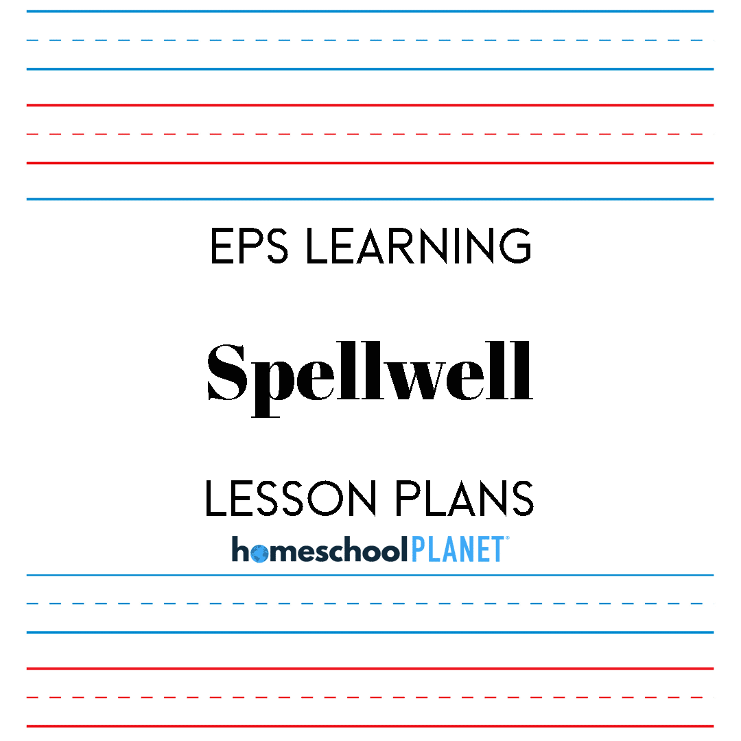 Homeschool Planner Spellwell lesson plans button