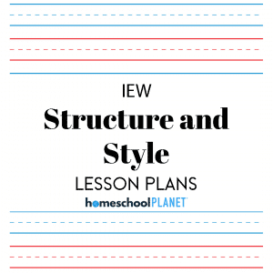 Homeschool Planet IEW Structure and Style lesson plans button
