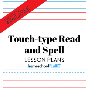 Homeschool Planet Touch-Type Read and Spell cover image - lesson plans and curriculum button