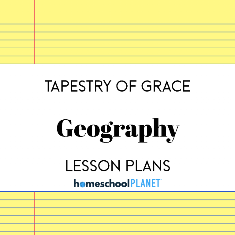 Tapestry of Grace Geography lesson plans for Homeschool Planet cover image