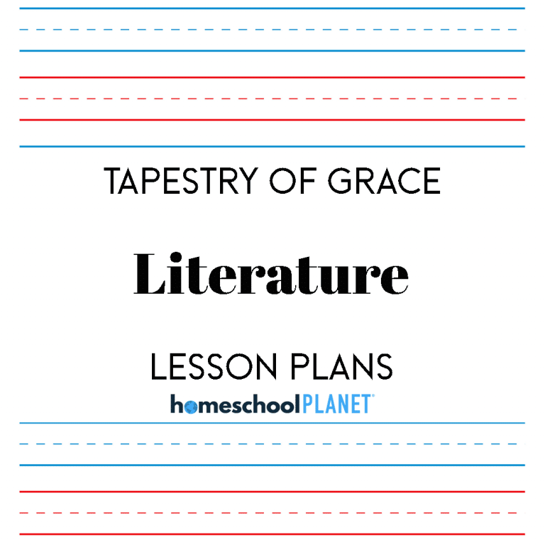 Homeschool Planet Tapestry of Grace Literature lesson plans cover image