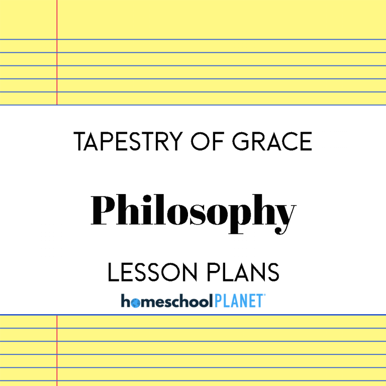 Tapestry of Grace Government and Philosophy lesson plans for Homeschool Planet cover image