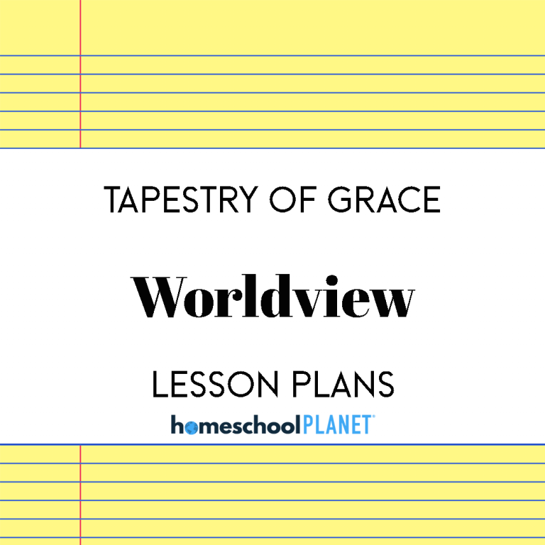 Tapestry of Grace Worldview lesson plans for Homeschool Planet cover image