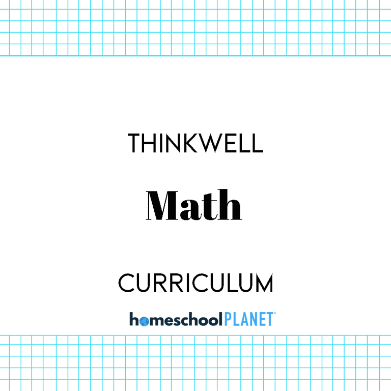 Homeschool Planet Thinkwell Math curriculum cover image
