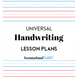 Homeschool Planet Universal Handwriting lesson plans button