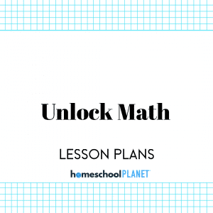 Homeschool Planet Unlock Math lesson plan button