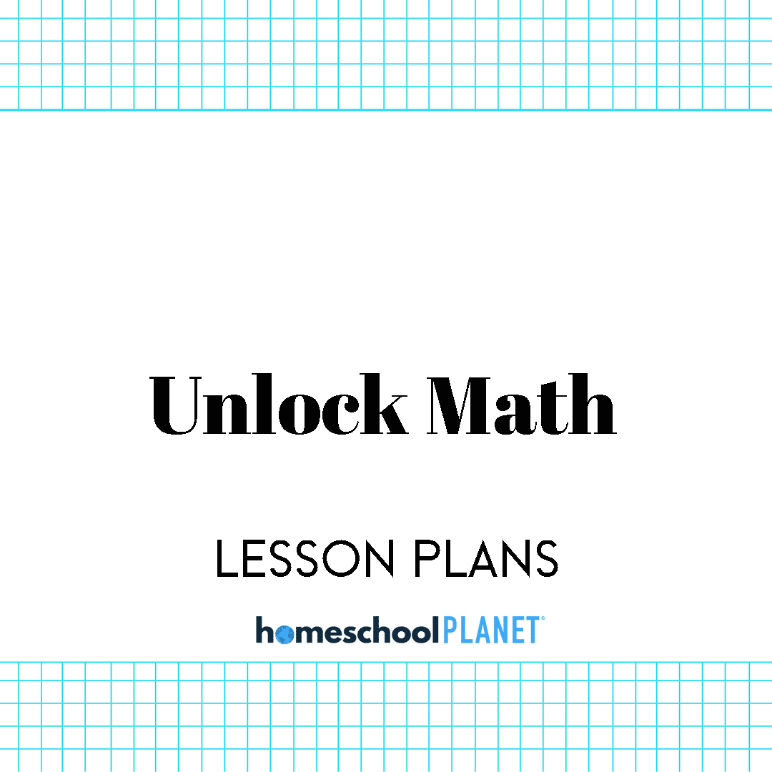 Homeschool Planet Unlock Math lesson plan button