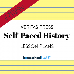 Homeschool Planet Veritas Press History lesson plans and curriculum button