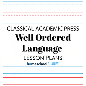 Homeschool Planet Classical Academic Press lesson plans button