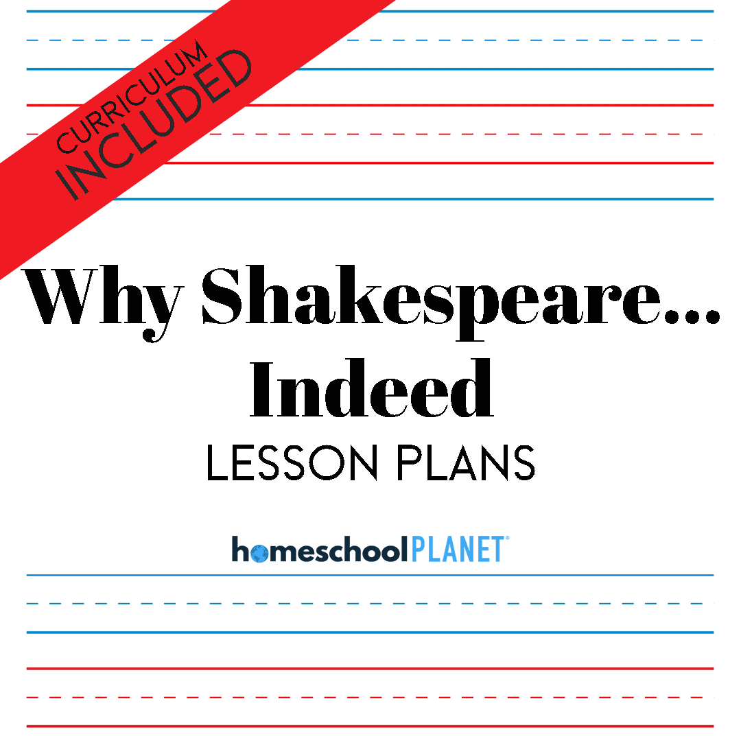WhyShakespeare - Homeschool Planet Homeschool Planet Why Shakespeare Indeed lesson plans and curriculum button