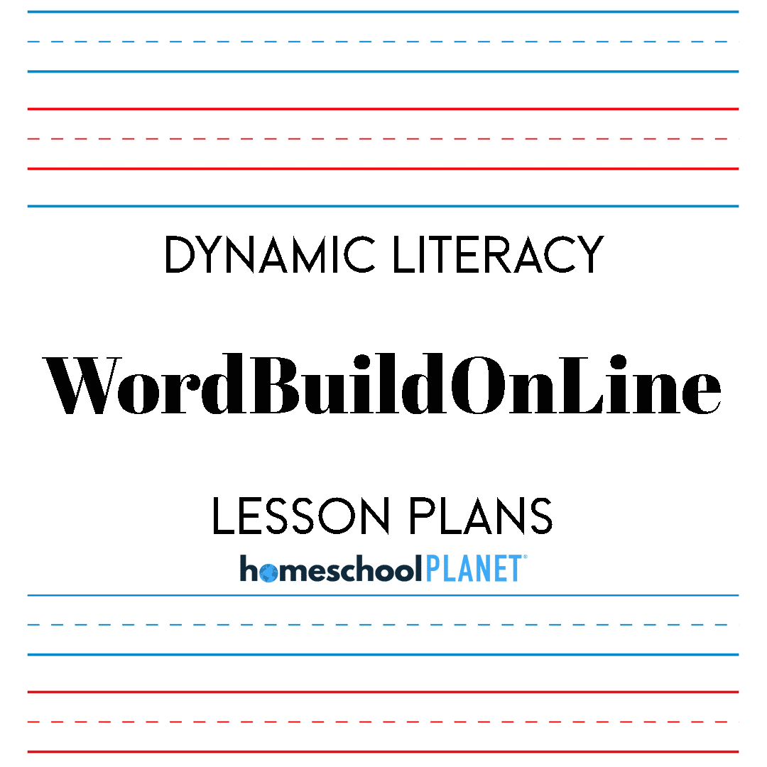 WordBuildOnLine - Homeschool Planet WordBuildOnLine lesson plan button for homeschool planet